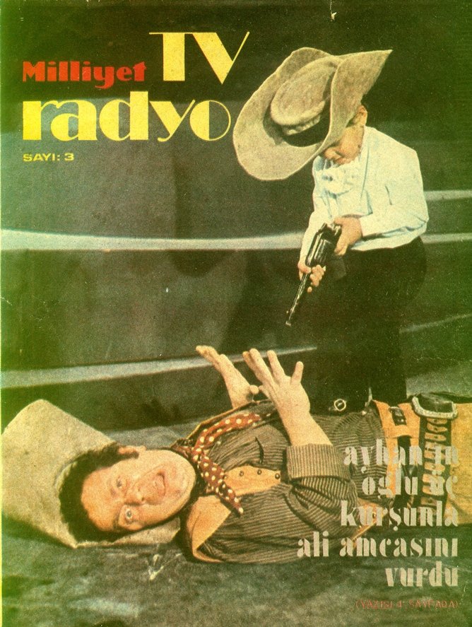 On the cover of Milliyet TV & Radio Magazine, 1972
